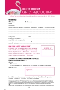 Bulletin d'adhésion Carte Agde Culture 2023/2024